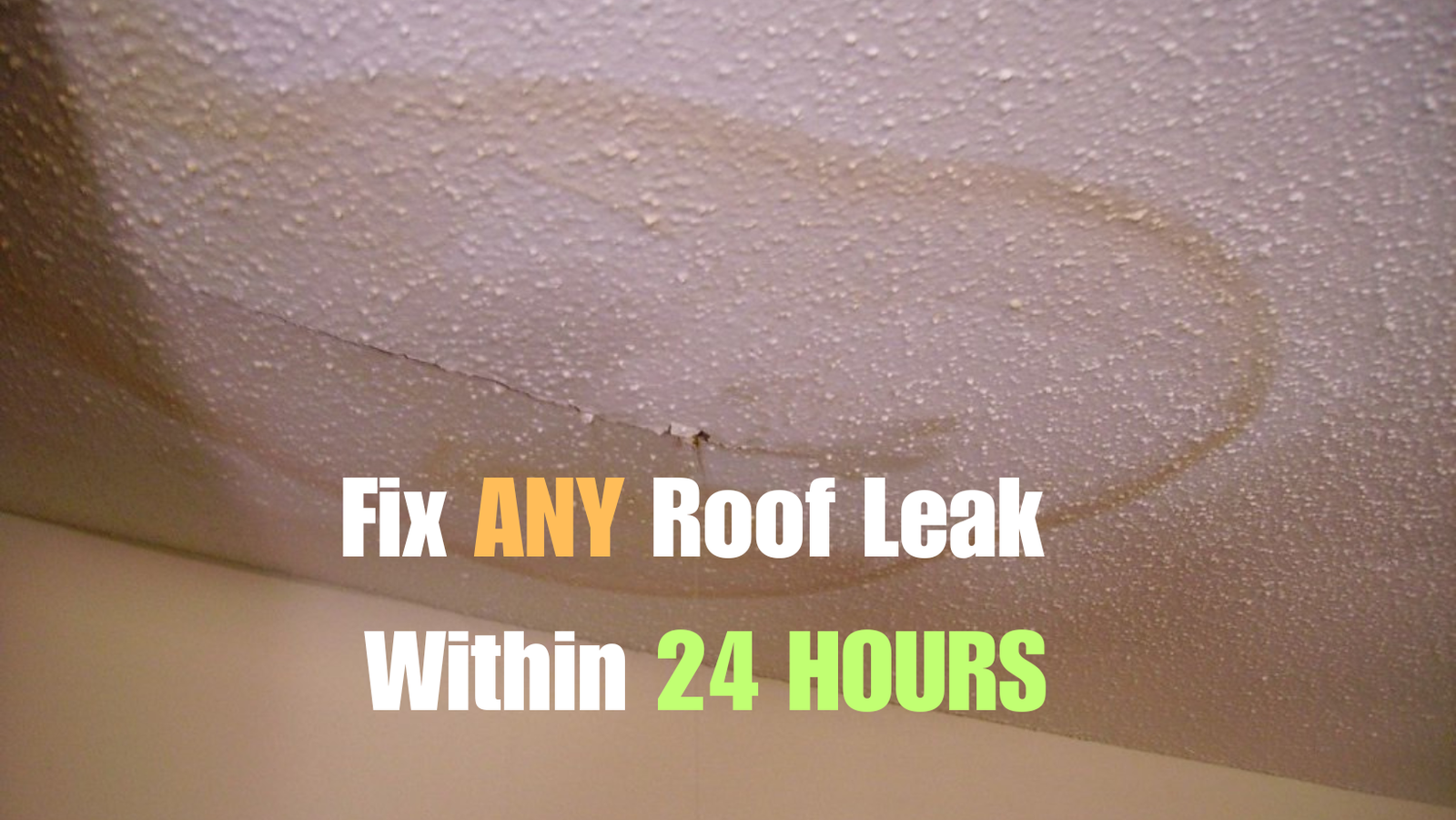 Roof Leak Ad Example