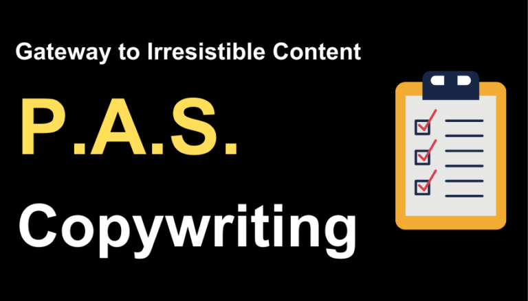 PAS copywriting formula