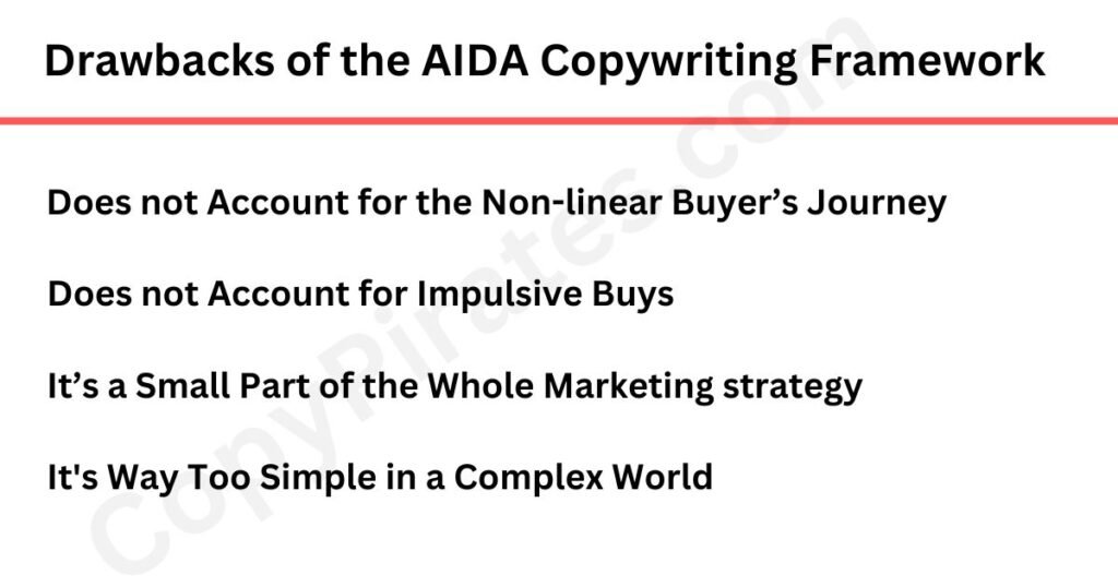Drawbacks of AIDA Copywriting Framework